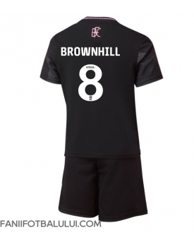 Burnley Josh Brownhill #8 Echipament de Fotbal Replică 2024-25 Copii Deplasare (+ Șorturi)